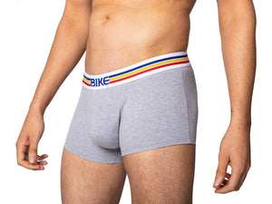 Stretch Cotton Trunk Underwear - Gray