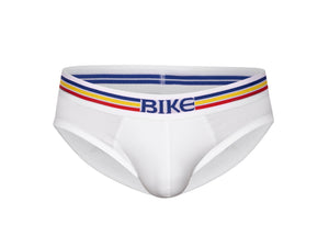 Stretch Cotton Brief - White