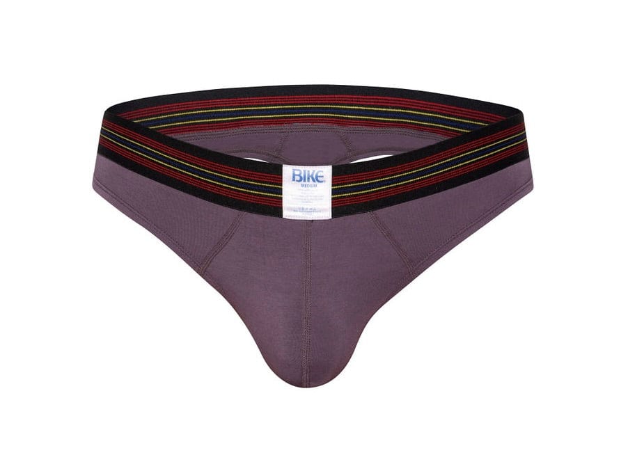 3D of Man wearing Purple Haze Bike Athletic thong underwear