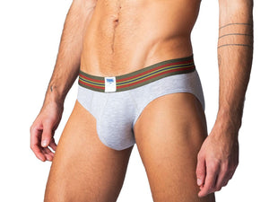 Active Brief in Light Heather Gray