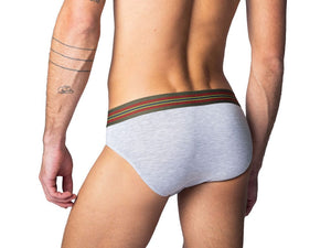 Active Brief in Light Heather Gray