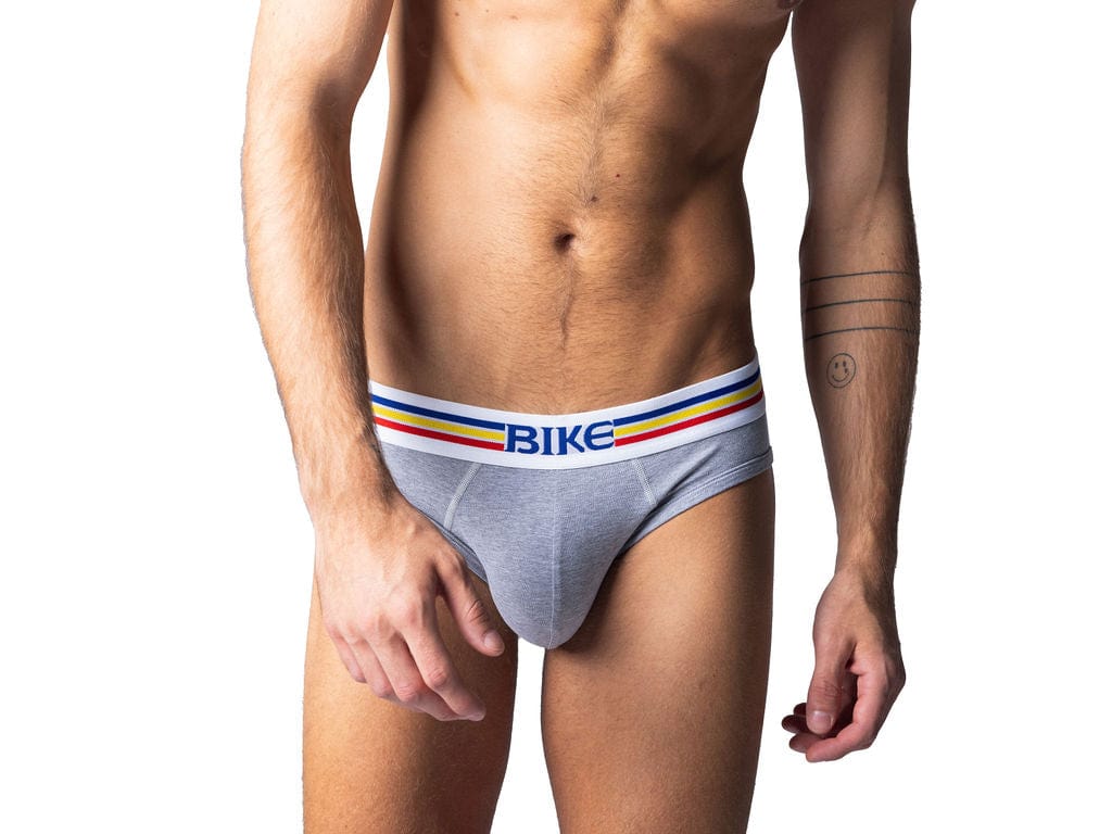 Stretch Cotton Brief - Gray