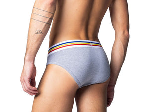 Cotton Brief - Gray