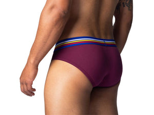 Cotton Brief - Burgondy