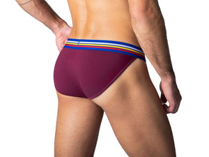 Jock Brief Underwear - Burgondy