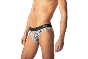 Active Thong Underwear - Animal Print