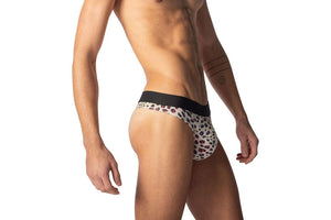 Active Thong Underwear - Animal Print