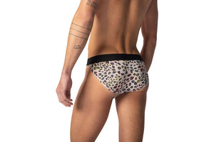 Active Jock Brief - Animal Print