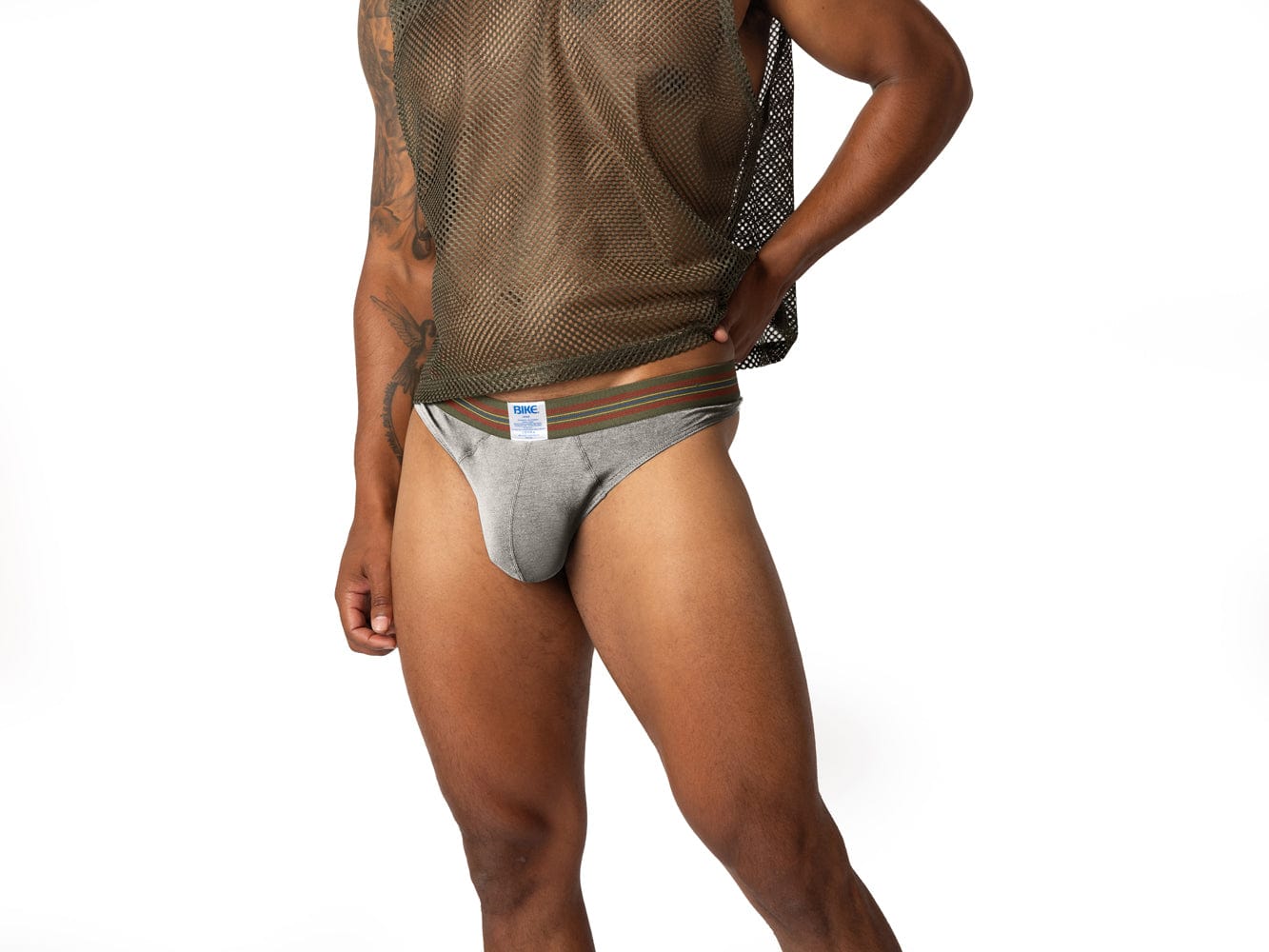 Bike Athletic Men's Brief Underwear 2-Pack White/Grey BAS307WHG at