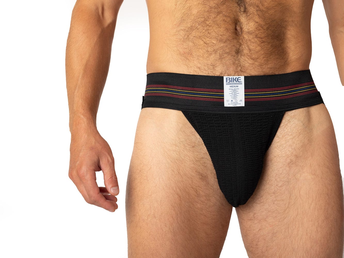 Bike Men Jockstrap 2” Waistband Athletic Jock Supporter Cup ALL SIZES  AVAILABLE