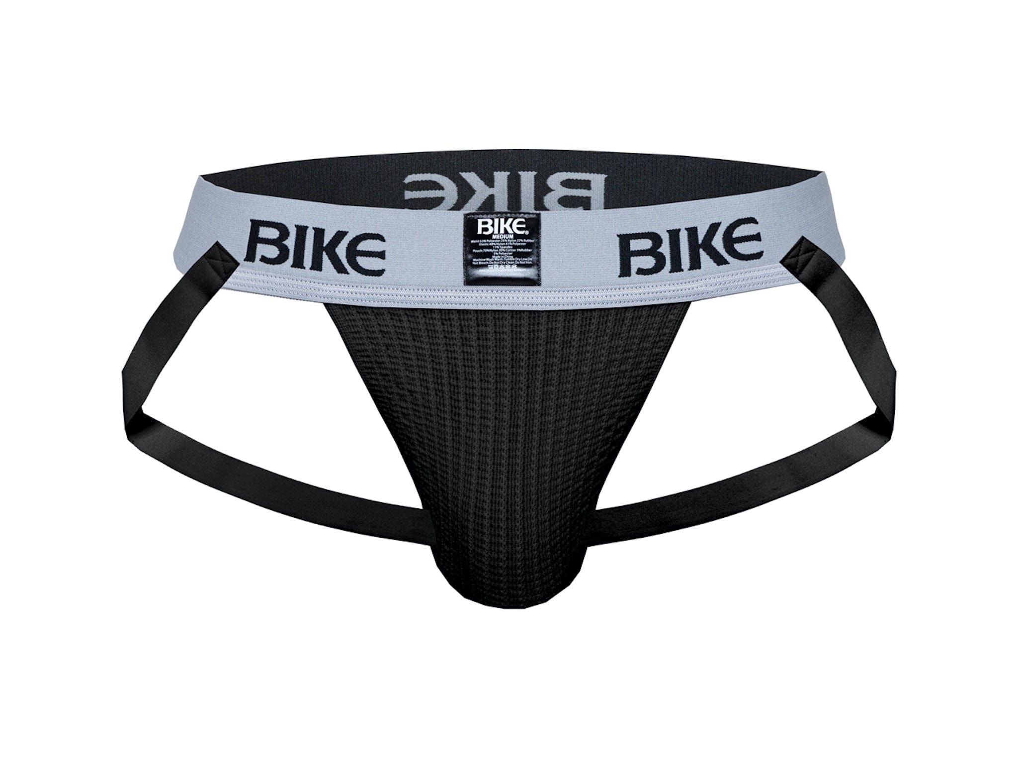 Bike Men Jockstrap 2” Waistband Athletic Jock Supporter Cup ALL SIZES  AVAILABLE