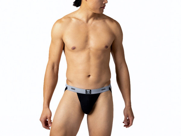  MM Sports - Mens Underwear - Jockstrap for Men - The Original  Swimmer/Jogger Jockstrap 1 inch Black - Black - 1 x SIZE S : Sports &  Outdoors