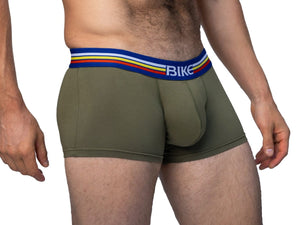 Bike Athletic Men's Trunk Underwear 2-Pack Black/Olive BAS310BLO